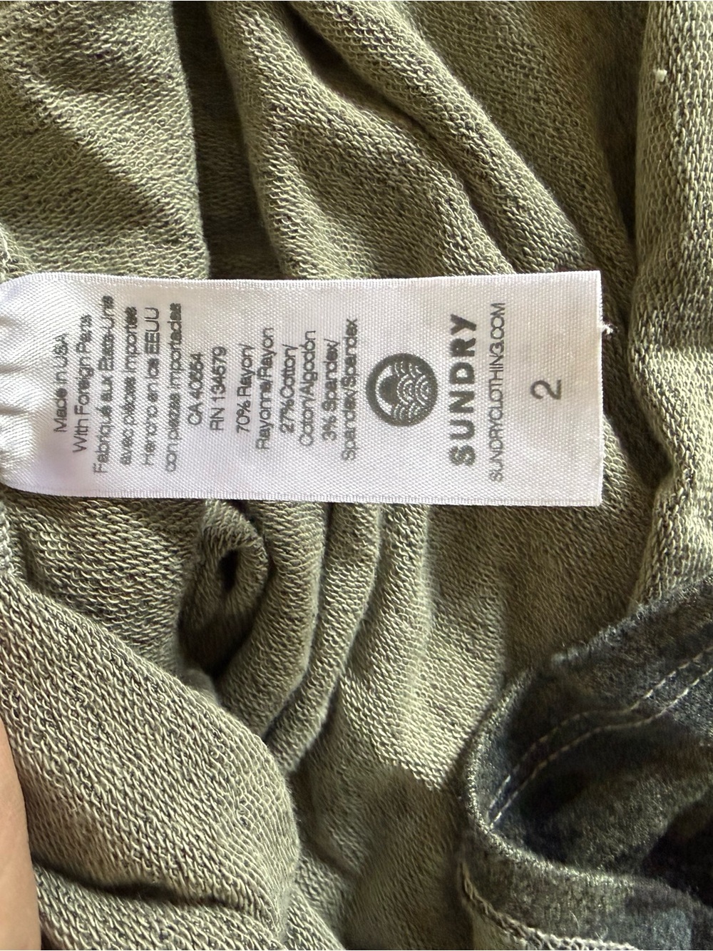 Sundry Racerback Tank Dress - Picture 5 of 7